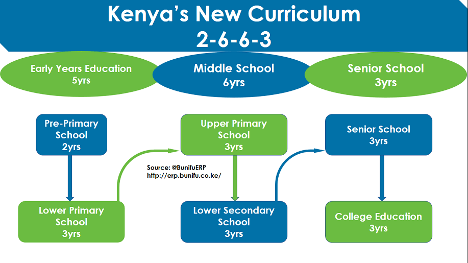 Kenyas new curriculum 2-6-6-3